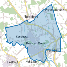 Kadastrale gemeente Beek en Donk