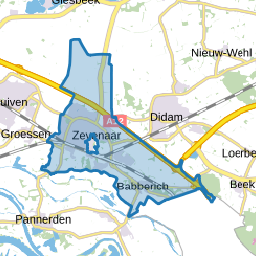 Kadastrale gemeente Oud-Zevenaar