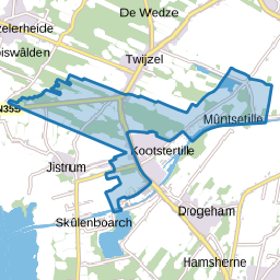 Verspreide huizen Kootstertille