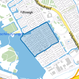 Filmwijk Zuid-noord van Walt Disneyplts.