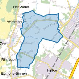 Verspreide huizen Egmondermeer