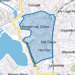 Bergen op Zoom-Oude stad en omgeving