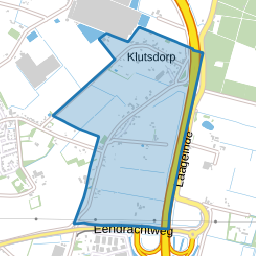 Verspreide huizen Klutsdorp