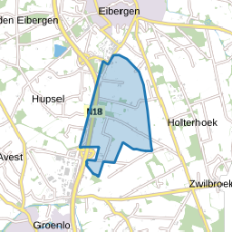 Verspreide huizen Hupsel-Oost