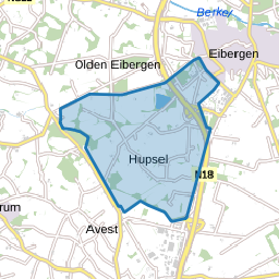 Verspreide huizen Hupsel-West