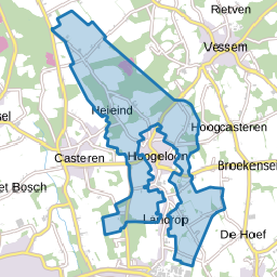 Verspreide huizen Hoogeloon