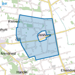 Verspreide huizen Venhorst