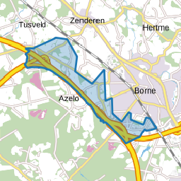 Verspreide huizen Borne-West