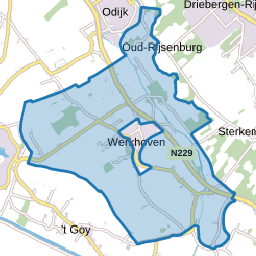Verspreide huizen van Werkhoven