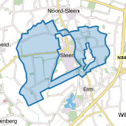 Verspreide huizen Sleen