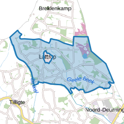 Verspreide huizen Lattrop