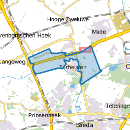 Verspreide huizen Terheijden