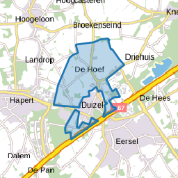 Verspreide huizen Duizel