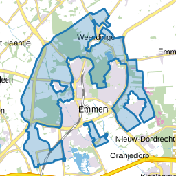 Verspreide huizen Emmen