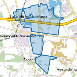 Verspreide huizen Nieuw-Amsterdam