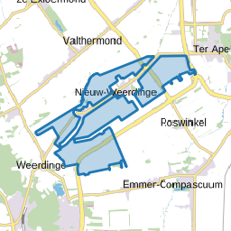 Verspreide huizen Nieuw-Weerdinge