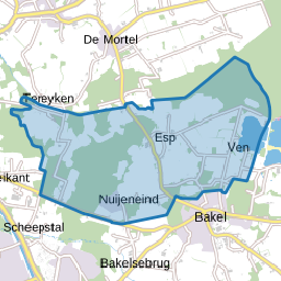 Verspreide huizen Grotelse Heide en Esp