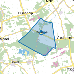 Verspreide huizen Rips