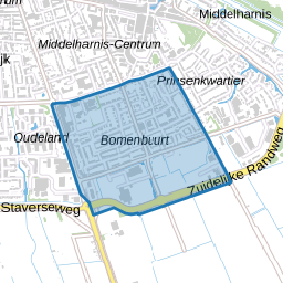 Middelharnis bomenbuurt