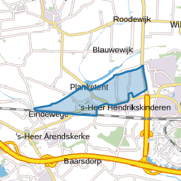 Verspreide huizen ten noorden van 's-Heer-Hendrikskinderen
