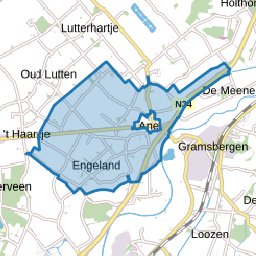 Verspreide huizen Ane
