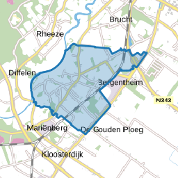 Verspreide huizen Oud-Bergentheim