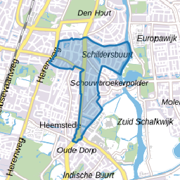 Heemsteedse Dreef, Schildersbuurt en omgeving