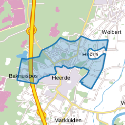 Verspreide huizen Heerde-Noord en Hoorn