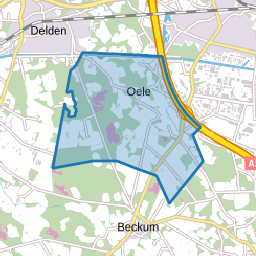 Verspreide huizen Oele