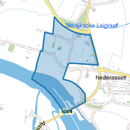 Verspreide huizen in de polder Balgoij en Einde