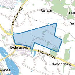 Verspreide huizen Nederasseltse Broek
