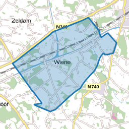 Verspreide huizen Wiene