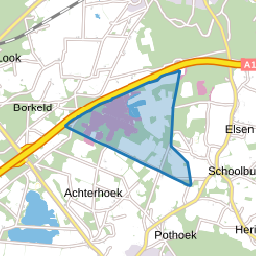 Verspreide huizen Elzenerveen en Borkeld