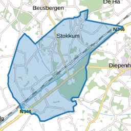 Verspreide huizen Stokkum