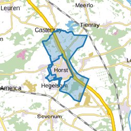 Verspreide huizen Horst