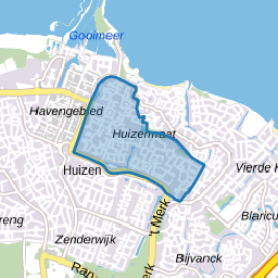 Huizermaat West en Zuid
