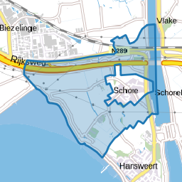 Verspreide huizen Schore