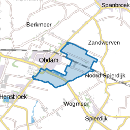 Obdam Verspreide huizen Oost