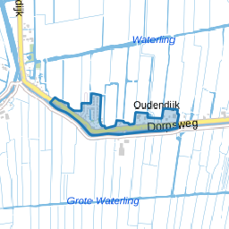Lange weide en omgeving