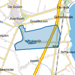 Oudendijk Verspreide huizen