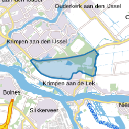 Verspr. huizen Krimpen aan de Lek