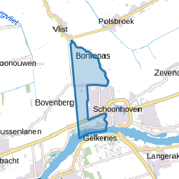 Vlist, Bovenberg en Lekdijk