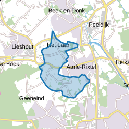 Verspreide huizen Laar en Strijp