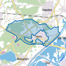 Verspreide huizen Horn