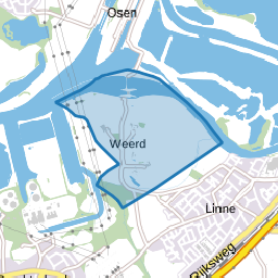Verspreide huizen Linnerveld en Weerd