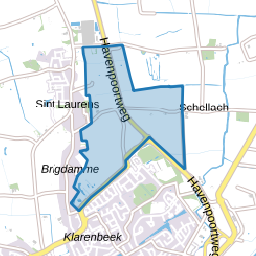 Verspreide huizen in het noorden
