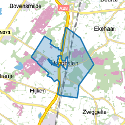 Verspreide huizen Hooghalen