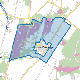 Verspreide huizen Nieuw-Balinge