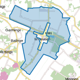 Verspreide huizen Witteveen