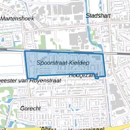 Spoorstraat en Kieldiep